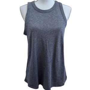 LOFT Women's Racerback Tank Top‎ Gray-Size M